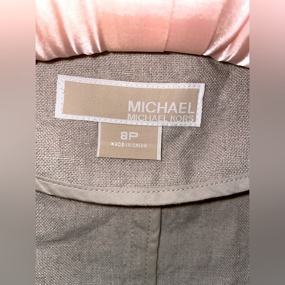 MICHAEL KORS LINEN JACKET - Picture 6 of 8